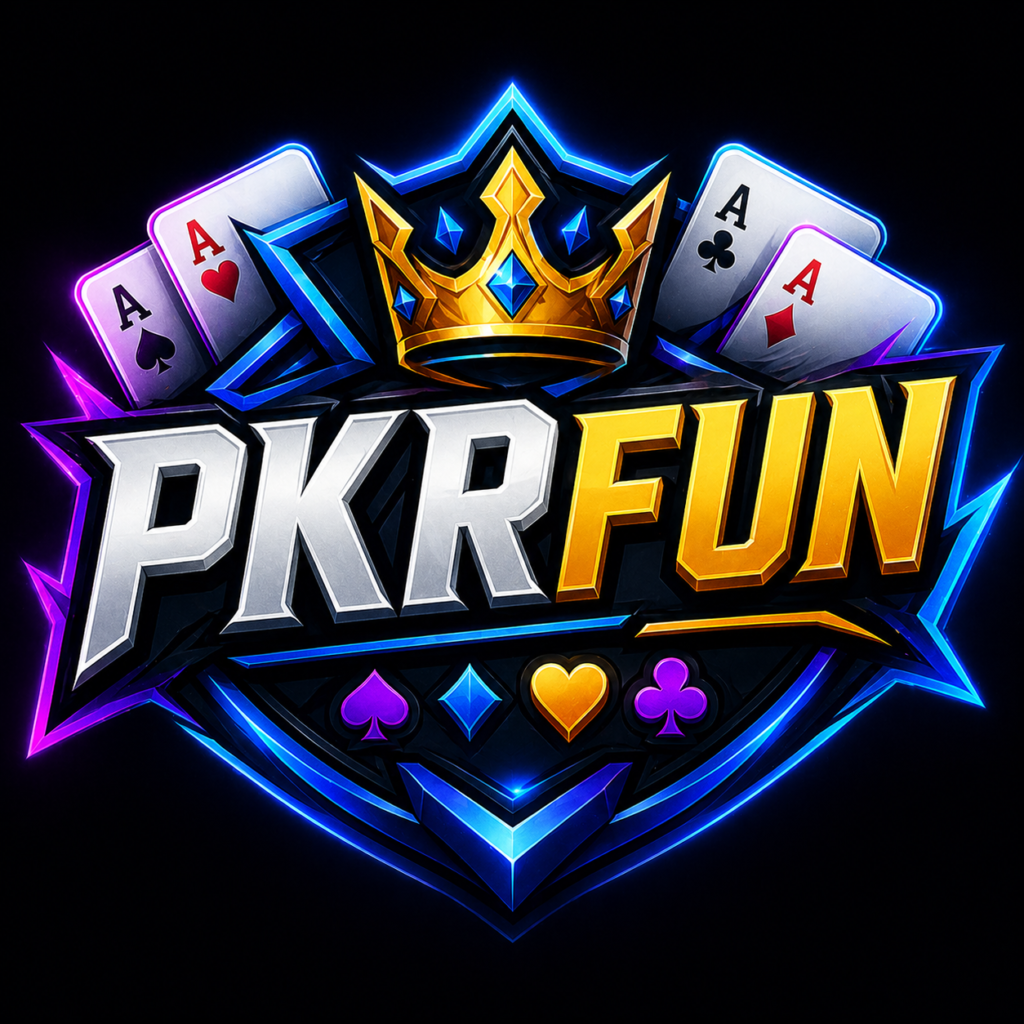 PKRFUN Game official logo for Pakistan mobile gaming app download and online entertainment platform
