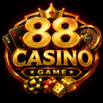88Casino Game logo with premium gold and black casino style design for Pakistani Android users