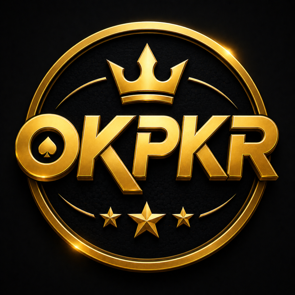 OKPKR Game official logo for Pakistan mobile gaming app download and online entertainment platform
