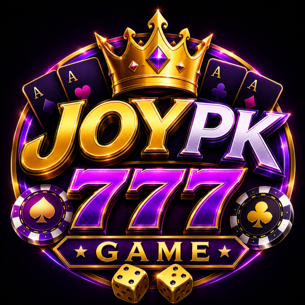 Joypk777 Game official logo with premium gaming style for Pakistani Android users