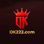 OK222 Game official logo for Pakistani Android users with modern casino gaming style