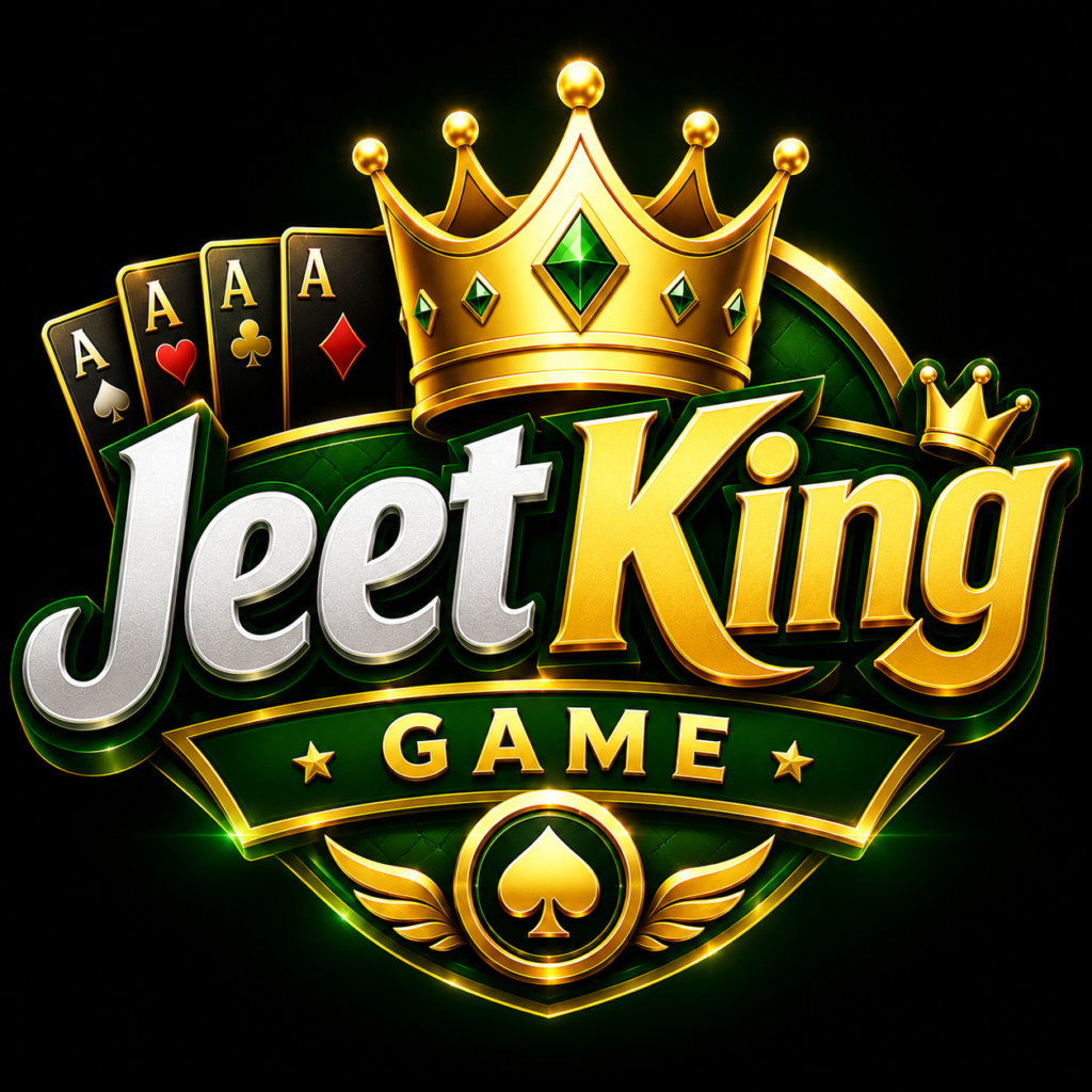 JeetKing gaming app logo with modern casino style design for Pakistani Android users
