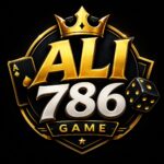 ALI786 Game logo for mobile gaming platform in Pakistan